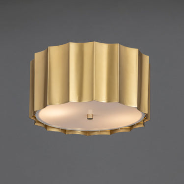 Maxim Lighting Allegra Flush Mount Weathered Brass