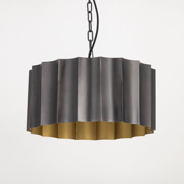 Maxim Lighting Allegra Large Pendant Gunmetal/Gold
