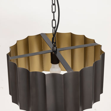 Maxim Lighting Allegra Large Pendant Gunmetal/Gold
