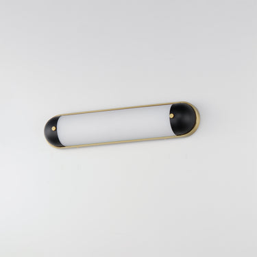 Maxim Lighting Capsule 24" LED Bath Vanity CCT Select Black/Natural Aged Brass