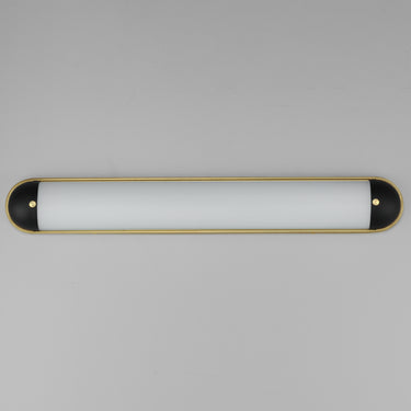 Maxim Lighting Capsule 36" LED Bath Vanity CCT Select Black/Natural Aged Brass