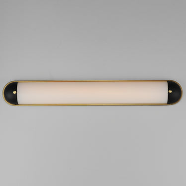 Maxim Lighting Capsule 36" LED Bath Vanity CCT Select Black/Natural Aged Brass