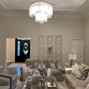 Maxim Lighting Victoria 7-Light Pendant Golden Silver