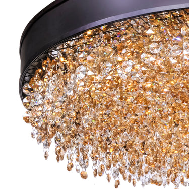 Maxim Lighting Mystic 11-Light LED Flush Mount Bronze