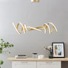 Finesse Decor Munich LED Horizontal Chandelier Gold