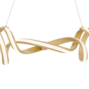 Finesse Decor Munich LED Horizontal Chandelier Gold