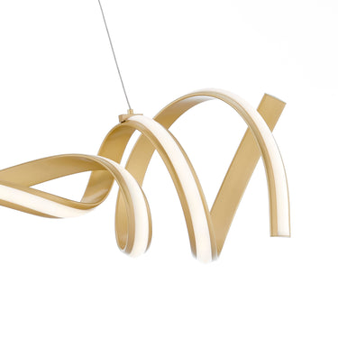 Finesse Decor Munich LED Horizontal Chandelier Gold