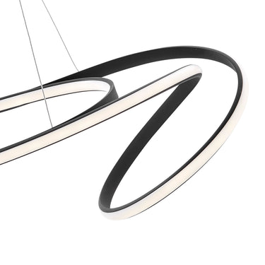 Finesse Decor Moscow LED Chandelier Black