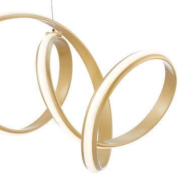 Finesse Decor Seville LED Chandelier Gold