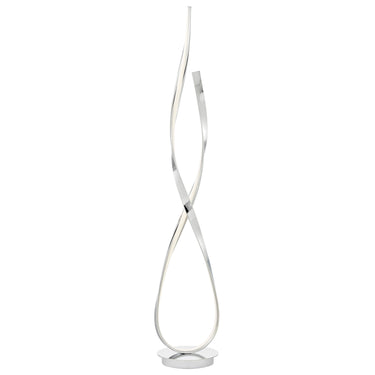 Finesse Decor Vienna LED 55" Tall Floor Lamp Chrome