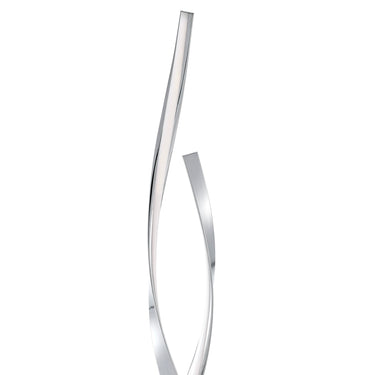 Finesse Decor Vienna LED 55" Tall Floor Lamp Chrome