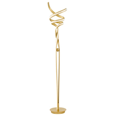 Finesse Decor Munich LED Sandy Gold 63" Floor Lamp Dimmable
