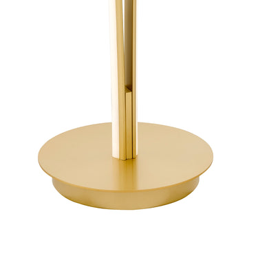 Finesse Decor Munich LED Sandy Gold 63" Floor Lamp Dimmable