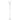 Finesse Decor Munich LED White 63" Floor Lamp - Dimmable 