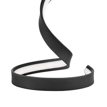 Finesse Decor Hamburg Black Table Lamp LED Strip & Dimmable Switch