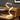 Finesse Decor Hamburg Gold Table Lamp - LED Strip & Dimmable Switch 