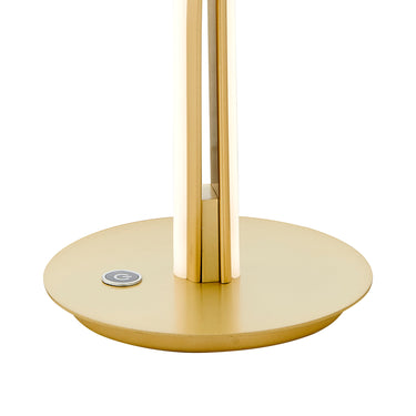 Finesse Decor Munich Gold Table Lamp Natural White LED Strip & Touch Dimmer