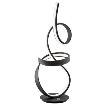 Finesse Decor Amsterdam LED with Touch Dimmer Table Lamp Black