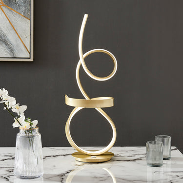 Finesse Decor Amsterdam LED with Touch Dimmer Table Lamp Gold