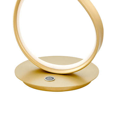 Finesse Decor Amsterdam LED with Touch Dimmer Table Lamp Gold