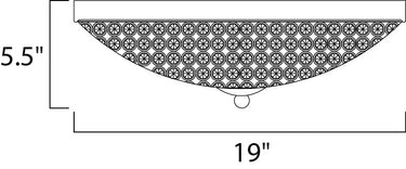 Maxim Lighting Glimmer 6-Light Flush Mount Bronze