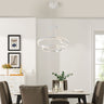 Finesse Decor Minsk Double Round Chandelier Chrome