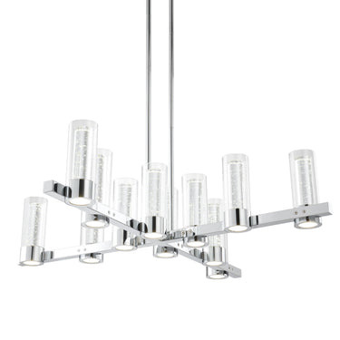 Finesse Decor Victory 12 Light Chandelier Chrome