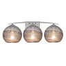 Jilly vanity light: Vapor Smoke, Satin Nickel | Besa Lighting