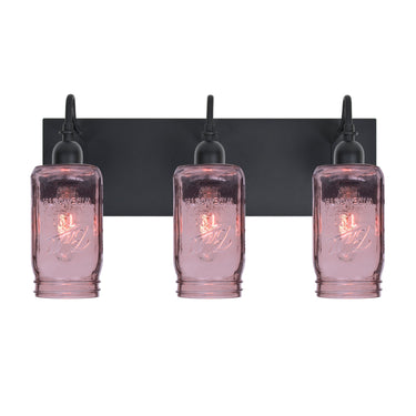 Milo 4 vanity light: Purple | Besa Lighting