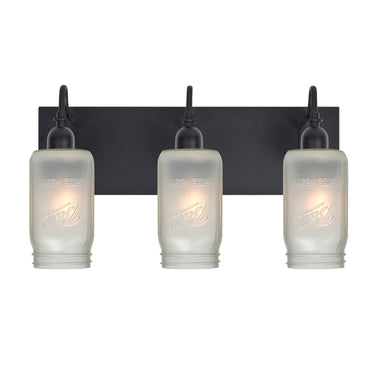 Milo 4 vanity light: White Frost | Besa Lighting