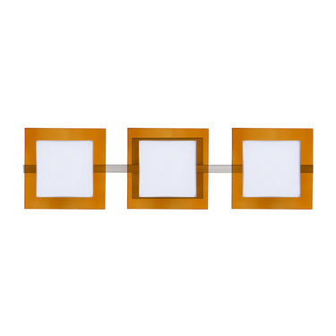 Alex vanity light: Opal/Armagnac, Satin Nickel | Besa Lighting