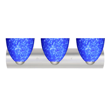 Sasha wall sconce: Blue Cloud, Satin Nickel | Besa Lighting