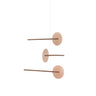 Chambre Copper and Teak Hanging Mobile — view 1