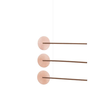 Chambre Copper and Teak Hanging Mobile — view 2