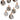 Finesse Decor Lustre Square Chandelier - Bronze 