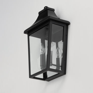 Maxim Lighting Sutton Place VX 2-Light Pocket Sconce Black