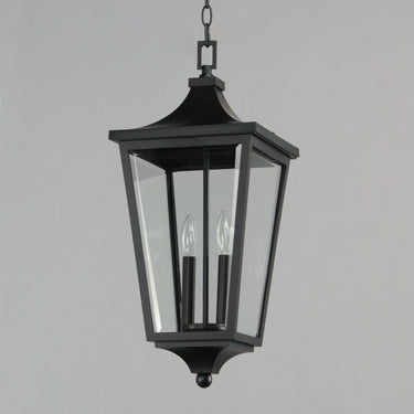 Maxim Lighting Sutton Place VX 2-Light Outdoor Hanging Lantern Black