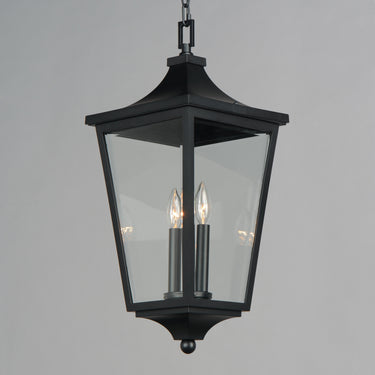 Maxim Lighting Sutton Place VX 2-Light Outdoor Hanging Lantern Black