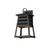 Maxim Lighting Shutters Small Outdoor Wall Sconce Black