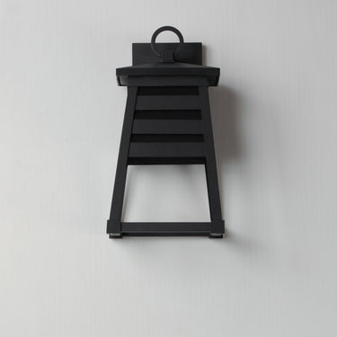 Maxim Lighting Shutters Small Outdoor Wall Sconce Black