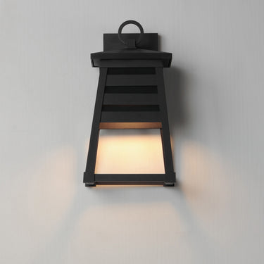 Maxim Lighting Shutters Small Outdoor Wall Sconce Black