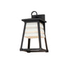 Maxim Lighting Shutters Small Outdoor Wall Sconce Black