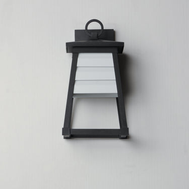Maxim Lighting Shutters Small Outdoor Wall Sconce Black