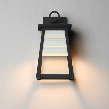 Maxim Lighting Shutters Small Outdoor Wall Sconce Black