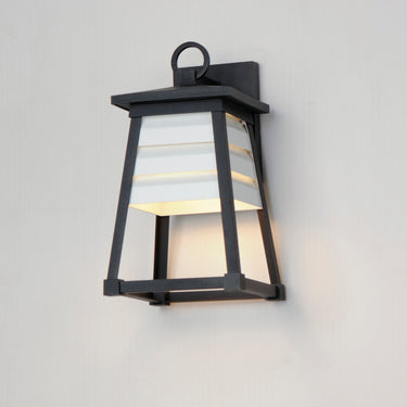 Maxim Lighting Shutters Small Outdoor Wall Sconce Black