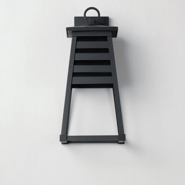 Maxim Lighting Shutters Medium Outdoor Wall Sconce Black