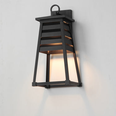 Maxim Lighting Shutters Medium Outdoor Wall Sconce Black