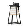 Maxim Lighting Shutters Medium Outdoor Wall Sconce White/Black
