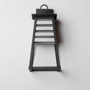 Maxim Lighting Shutters Medium Outdoor Wall Sconce Weathered Zinc/Black