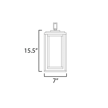 Maxim Lighting Cabana VX Outdoor Hanging Pendant Black